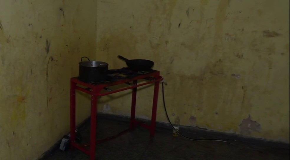 Situação do abrigo de indígenas venezuelanos da etnia warao — Foto: Reprodução/TV Cabo Branco