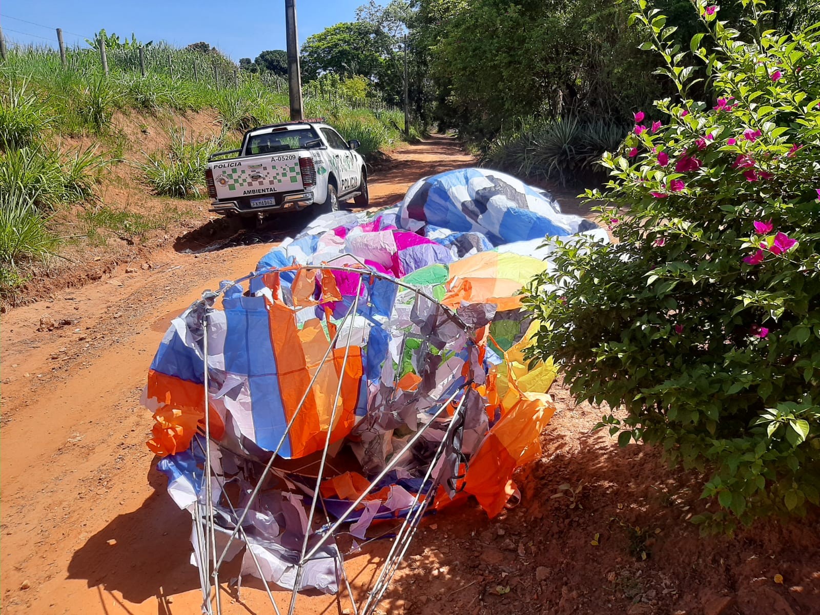 Homem é multado em R$ 10 mil por soltar balão em Nova Odessa