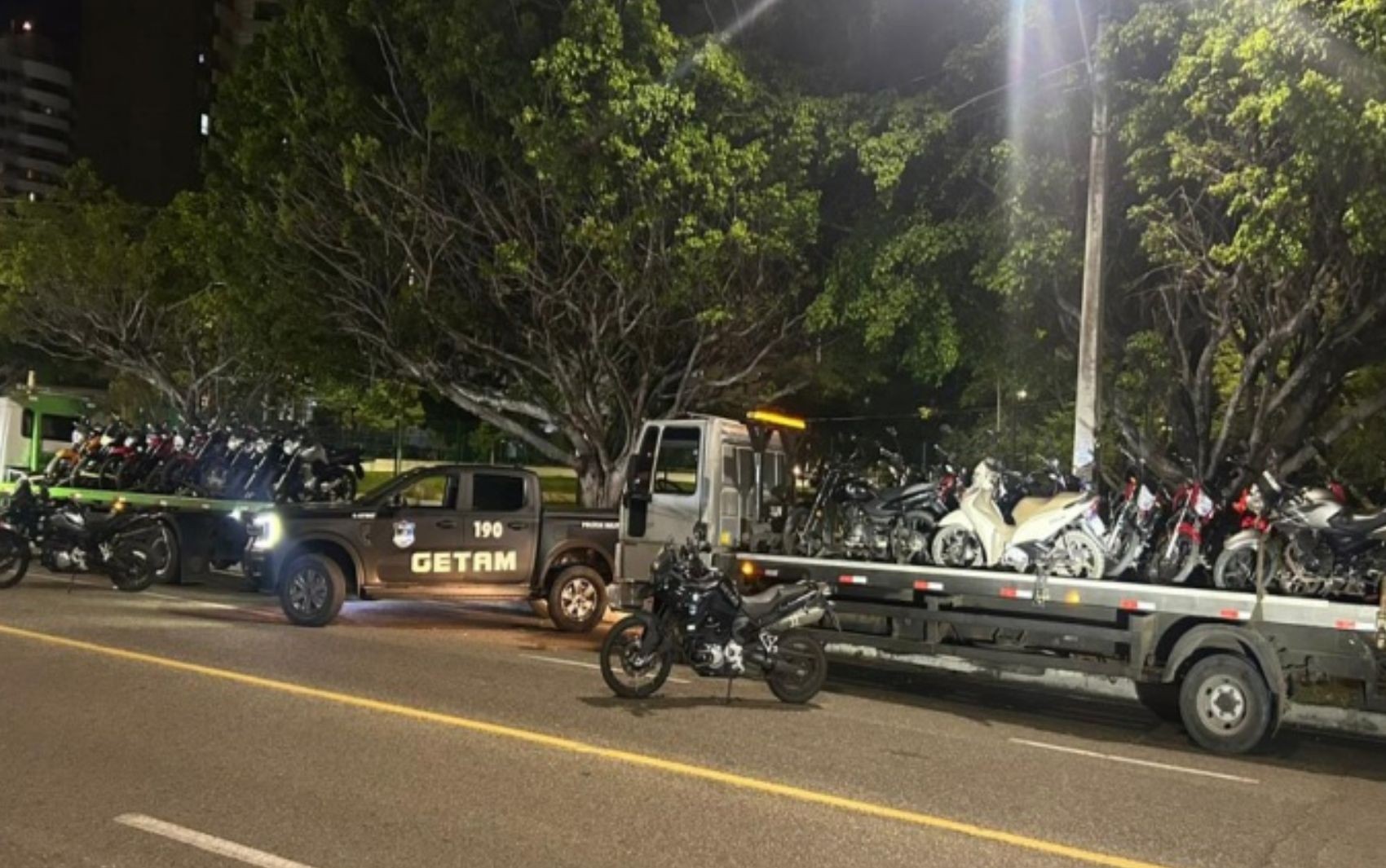 Mais de 20 motos são apreendidas em Aracaju durante operação contra fraudes a radares de trânsito