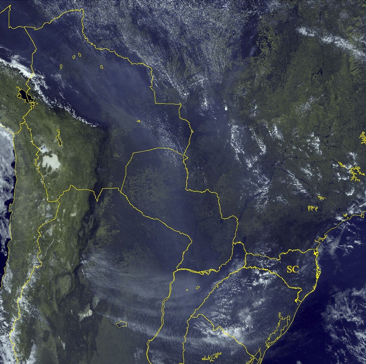 Fumaça de queimadas na Amazônia chega a SC, diz Defesa Civil | Santa ...