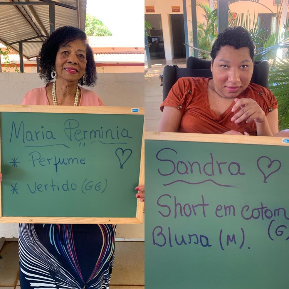 Moradoras do abrigo — Foto: Abrigo João XXIII/Divulgação