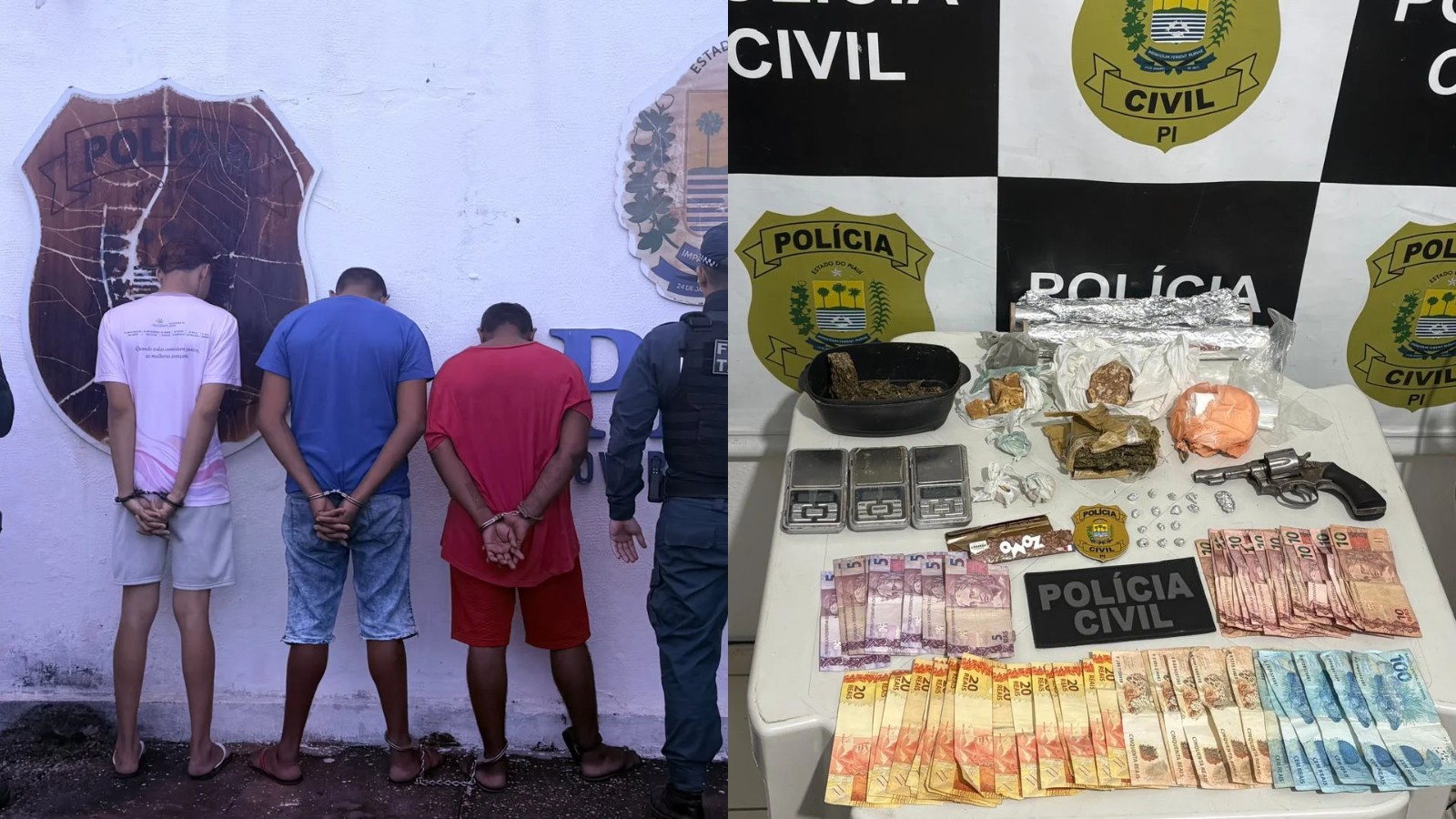 Operação com 126 presos apreendeu R$ 715 mil, 25 armas e 77 celulares no PI