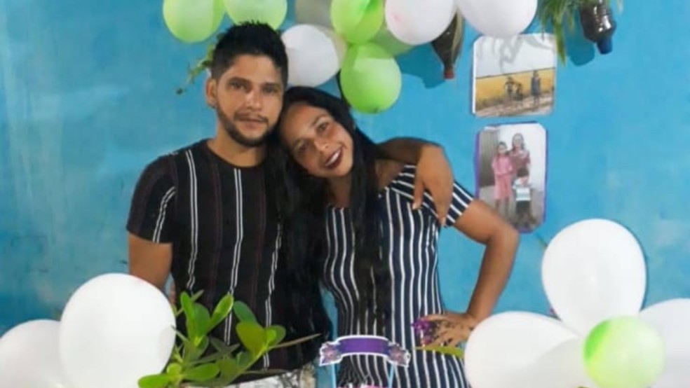 Fabiana era a mulher de Jerder Pereira e está grávida de cinco meses — Foto: Arquivo pessoal