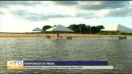 Araguanã divulga atrações da temporada de praia