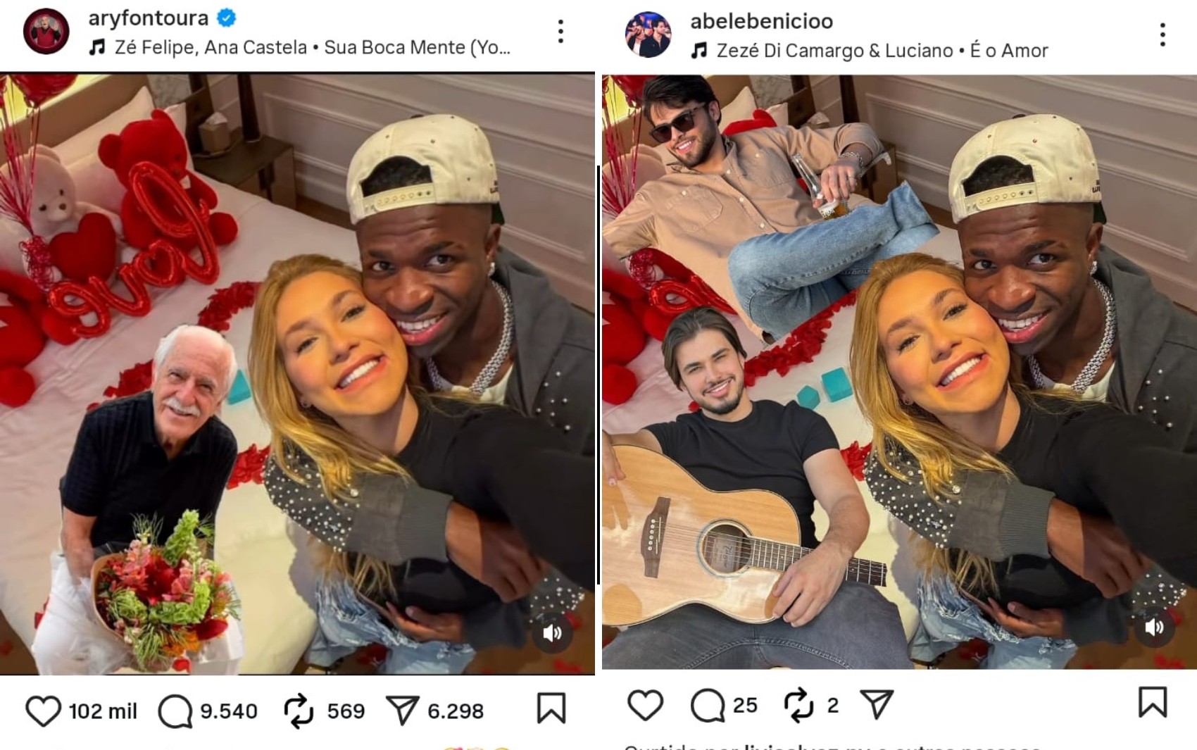 Virginia e Vini Jr.: Veja memes criados por famosos e internautas após anúncio de namoro