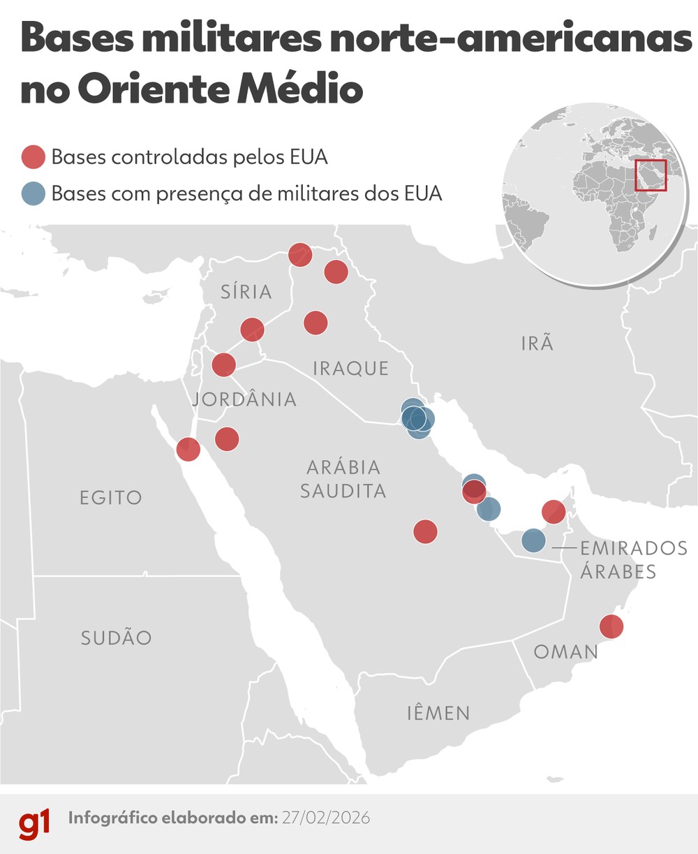 Irã ataca bases americanas no Oriente Médio e diz ser alvo de 'agressão ...