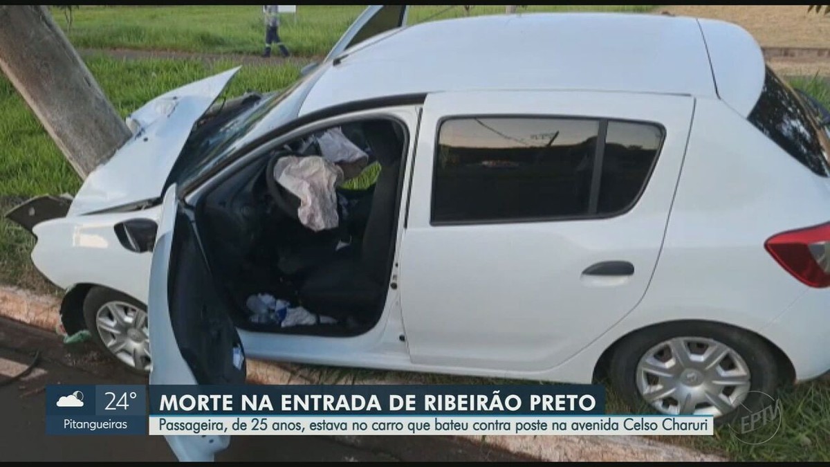 Une femme meurt après que Descalvado, la voiture de la mairie du SP a heurté un poteau à Ribeirão Preto |  affrontements Ribeirao Preto et Franca