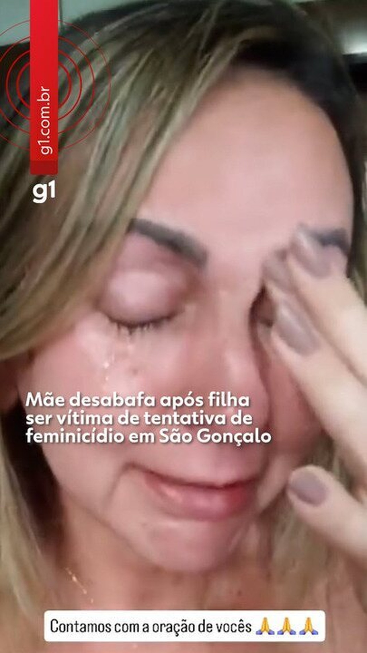 Jovem esfaqueada no RJ passa a respirar sem auxílio de aparelhos, diz mãe