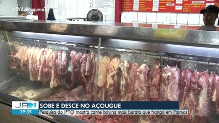 Pesquisa mostra carne bovina mais barata que frango em Palmas