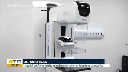 Hospital de Amor faz atendimento noturno para exames de prevenção contra o câncer de mama