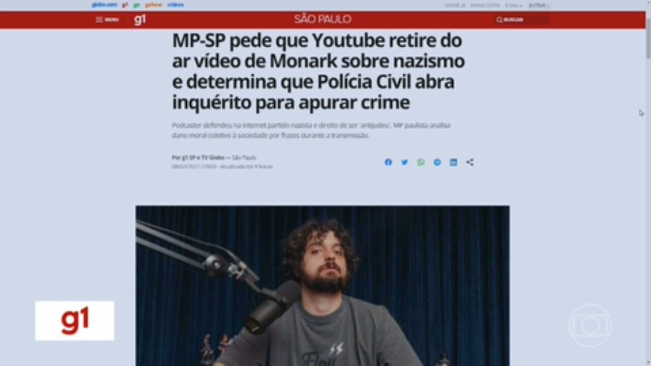 MP-SP recua de ação contra Monark por fala sobre nazismo em podcast