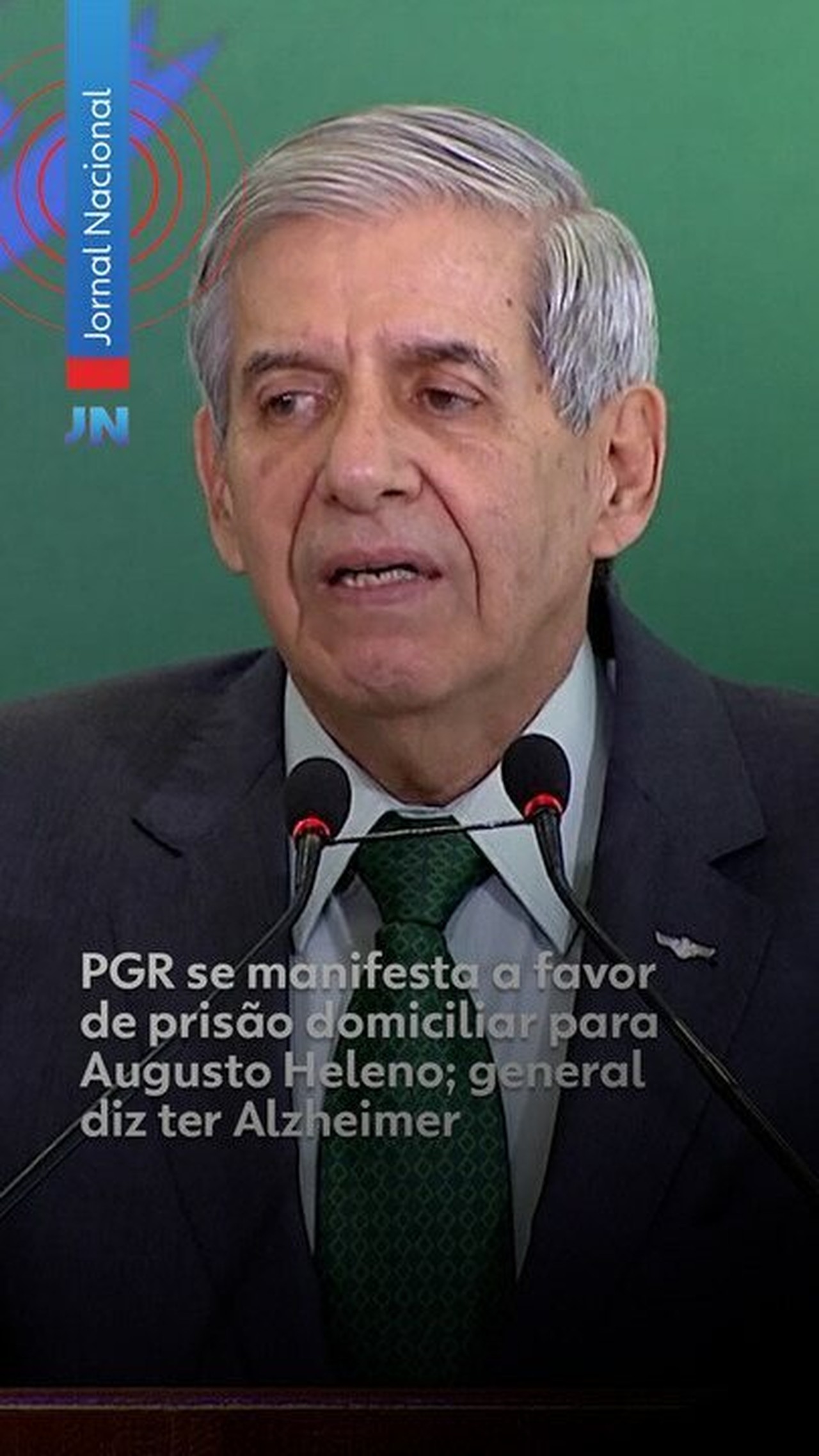 Defesa diz que diagnóstico de Alzheimer de Heleno é de 2025, e não de 2018 como relatado por general
