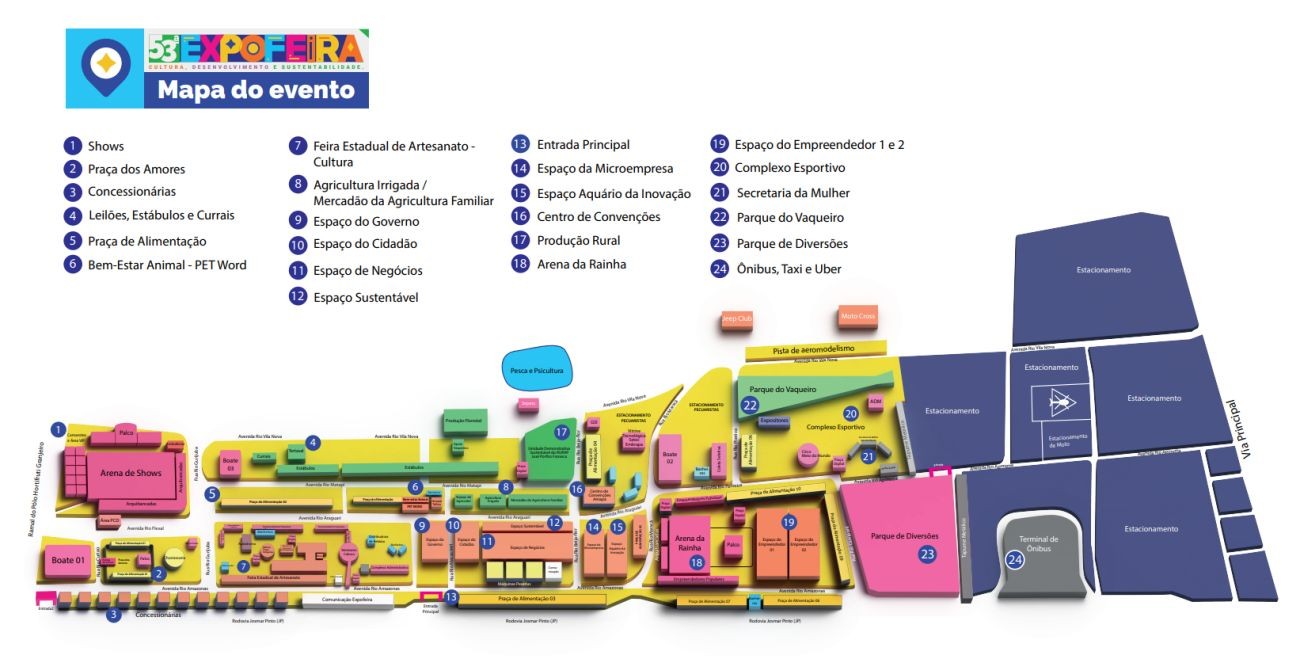 Veja como acessar espaços na 53ª Expofeira do Amapá | Amapá | G1