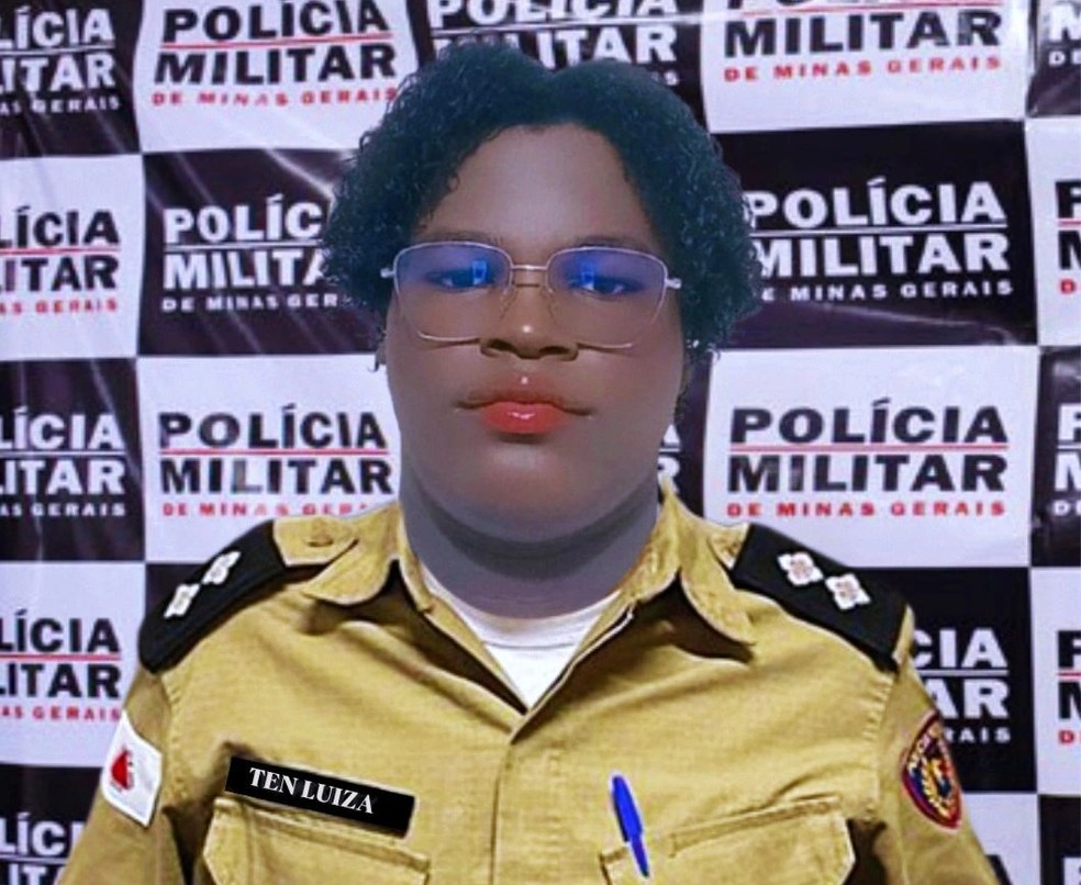 Suspeita de se passar por policial militar é presa em BH — Foto: Reprodução/redes sociais