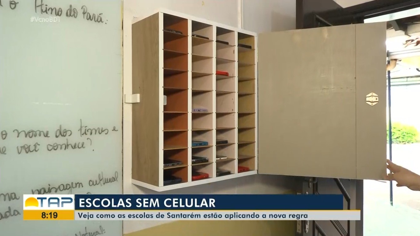 Restrição de celulares em escolas de Santarém apresenta bons resultados na convivência dos alunos