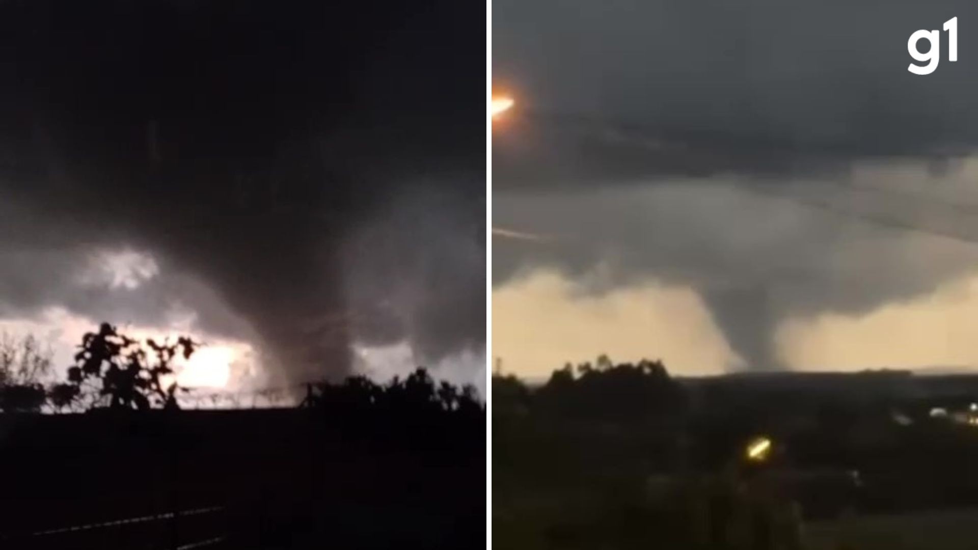 Tornado deixa feridos no Rio Grande do Sul