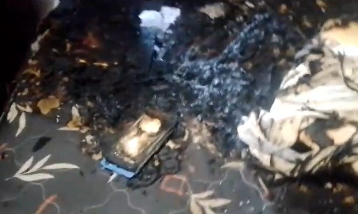 Incêndio provocado por celular deixa imóvel parcialmente destruído na Bahia