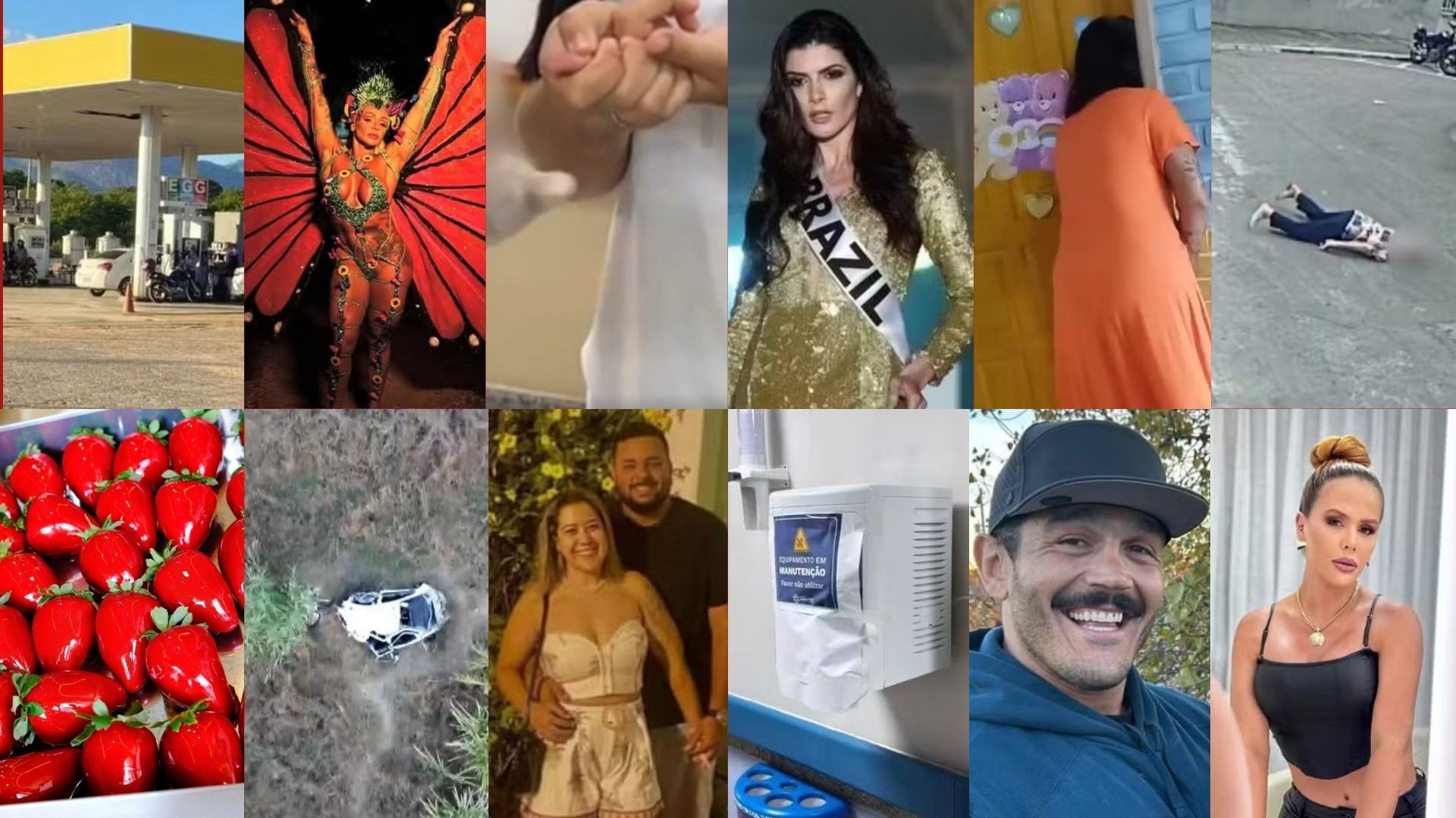 De 'morango do amor' a musa que morreu após desfilar no carnaval: reveja fatos que marcaram 2025 no ES