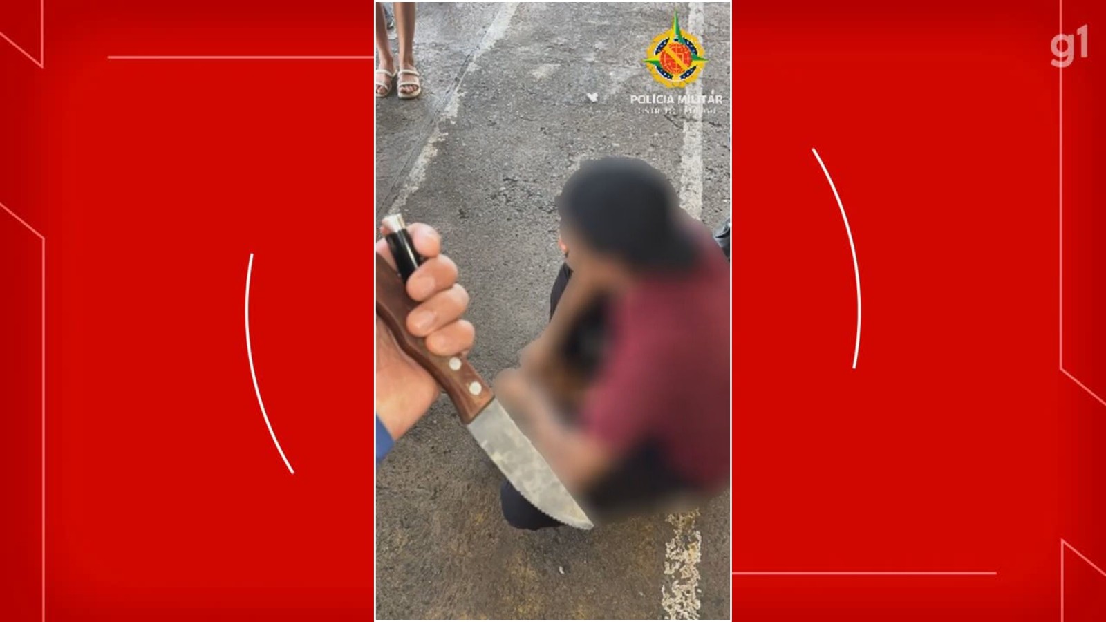 Polícia Militar impede tentativa de esfaqueamento em frente a restaurante comunitário no DF