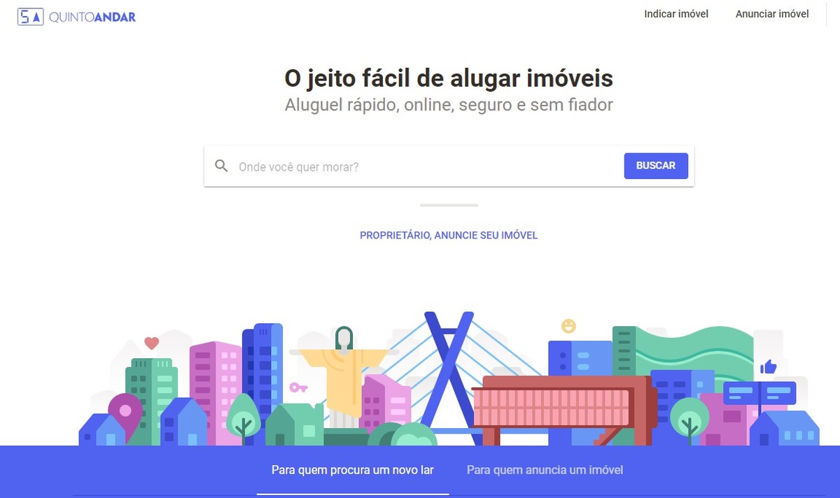 Startup que facilita aluguel de imóveis sem exigir fiador ou seguro