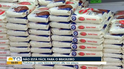 Produtos da cesta básica sofrem aumento no preço