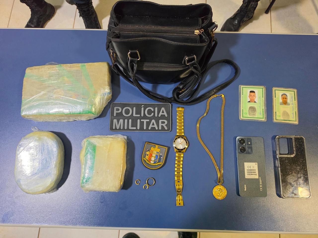 Casal é preso com 2,5 kg de drogas em Rorainópolis, no Sul de Roraima