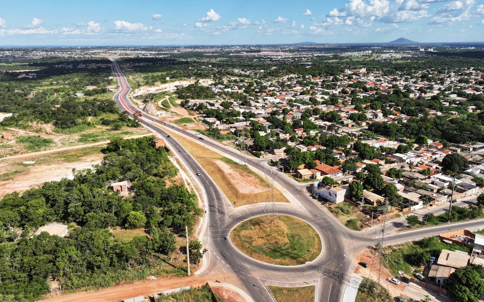 Avenida Contorno Leste, em Cuiabá — Foto: Prefeitura de Cuiabá