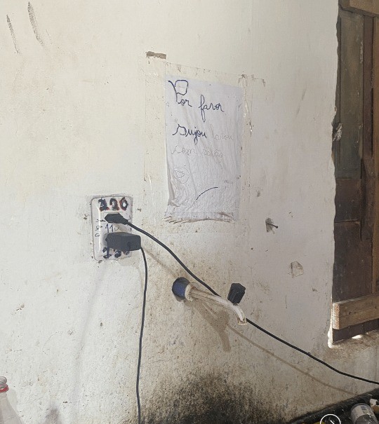 Instalações colocavam a vida dos trabalhadores em risco — Foto: MPT-MT