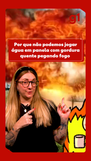 Entenda por que não podemos jogar água em pane...