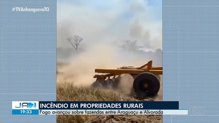 Incêndio atinge propriedades rurais no interior do estado