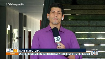Obras na infraestrutura do aeroporto de Palmas são entregues nesta segunda-feira (22)
