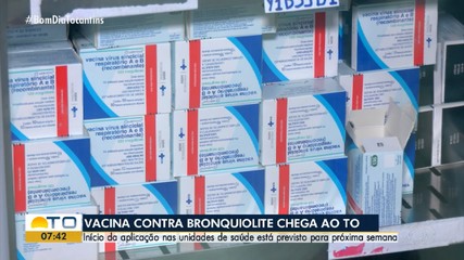 Vacinas contra a bronquilite chegam na rede pública de saúde do Tocantins