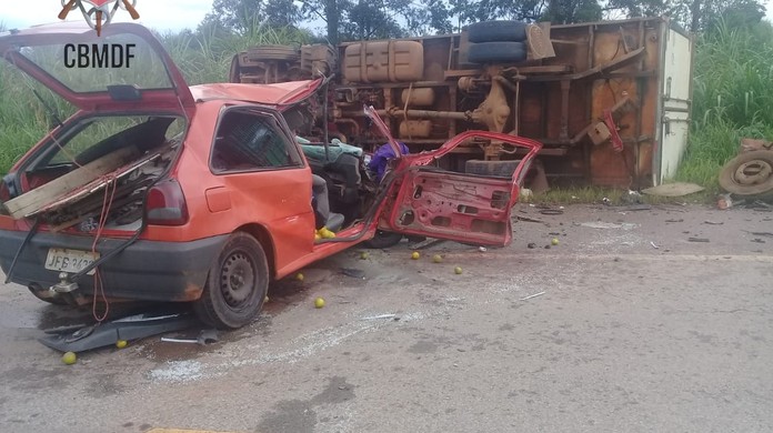 G1 - Colisão entre quatro veículos deixa quatro feridos em Brazlândia, no  DF - notícias em Distrito Federal