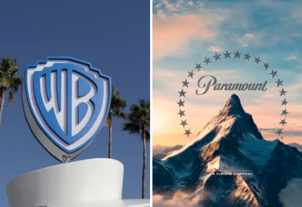 Paramount faz proposta para comprar Warner — Foto: Eric Gaillard/Reuters e Reprodução