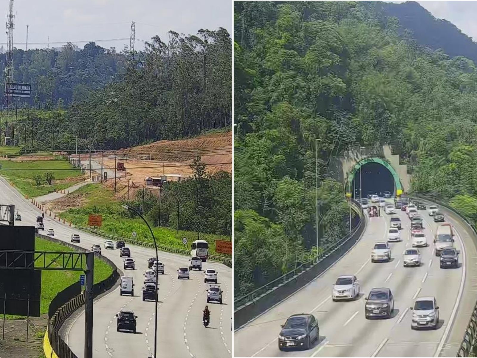 Motoristas enfrentam trânsito intenso na volta do Ano Novo ao deixar o litoral de SP
