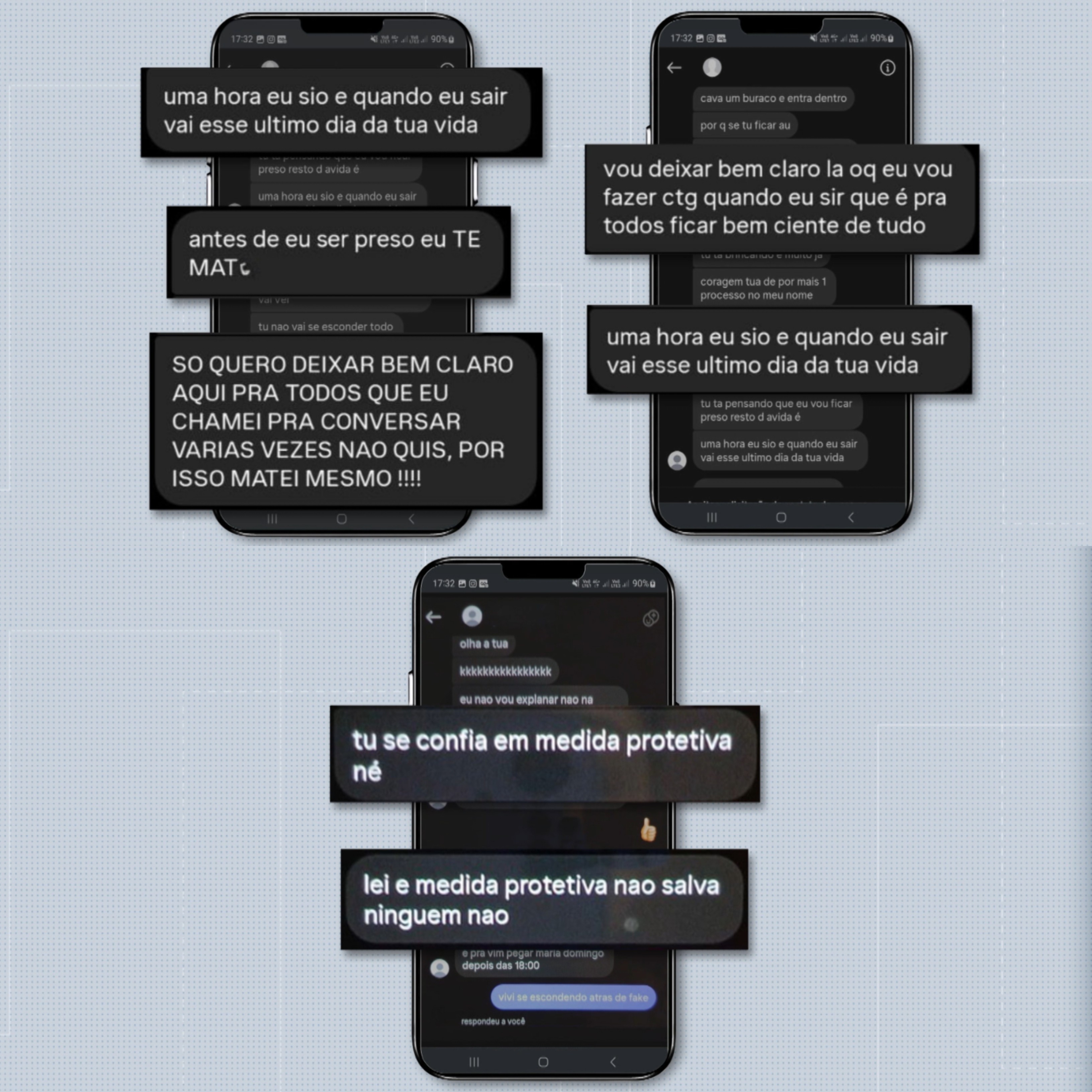 Homem preso em Manaus por perseguir ex-companheira intimidou vítima por mensagens: 'Medida protetiva não salva ninguém'