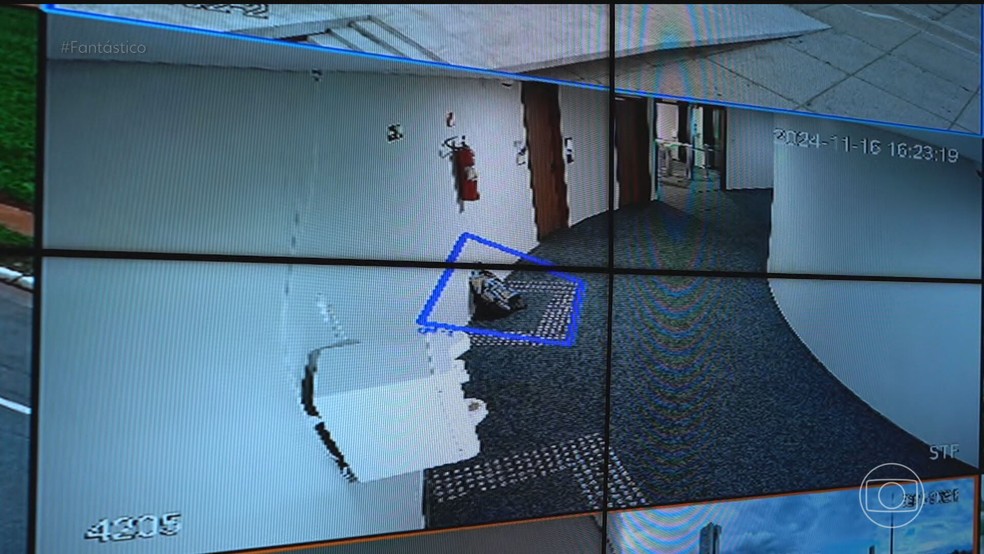 Sistema de monitoramento alerta para situações de atenção. — Foto: TV Globo/Reprodução