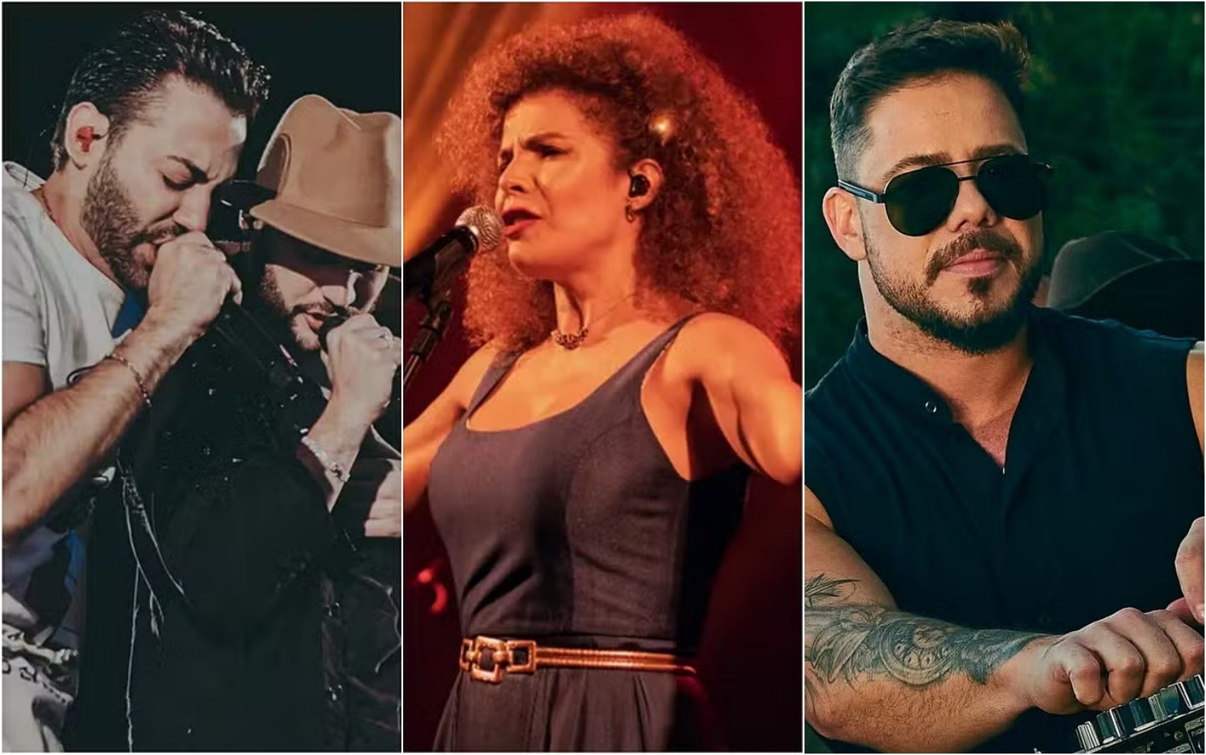 Fim de semana com feriado tem Guilherme e Benuto, Vanessa da Mata e mais no Sul de Minas 