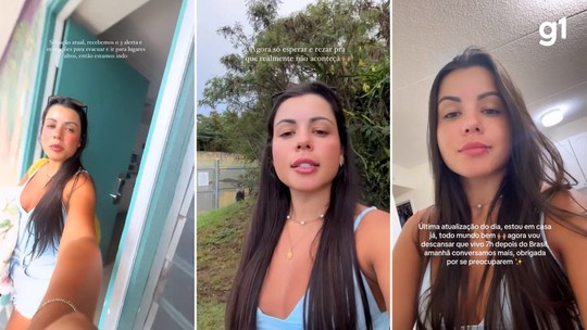 'Felizmente foi só um susto', diz brasileira que mora no Havaí após ter que sair de casa por causa de alerta de tsunami