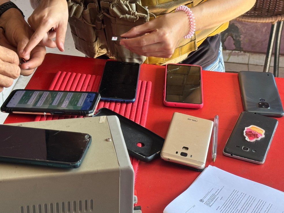 Operação Interditados: ex-gerente de operadora é preso suspeito de fraudes em seguros de celulares no Piauí — Foto: Divulgação/SSP-PI