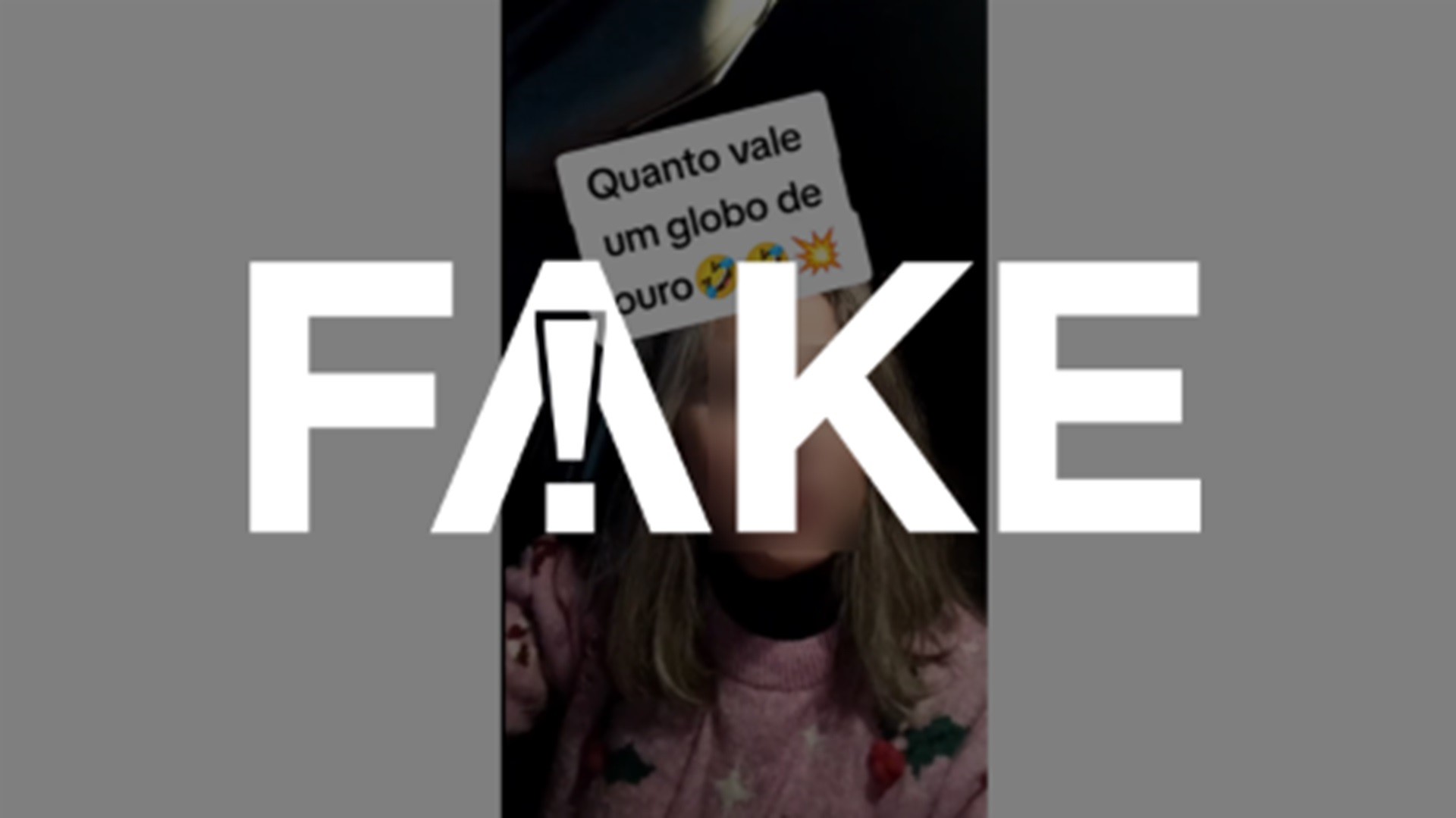 É #FAKE que o governo brasileiro comprou o Globo de Ouro para Fernanda Torres