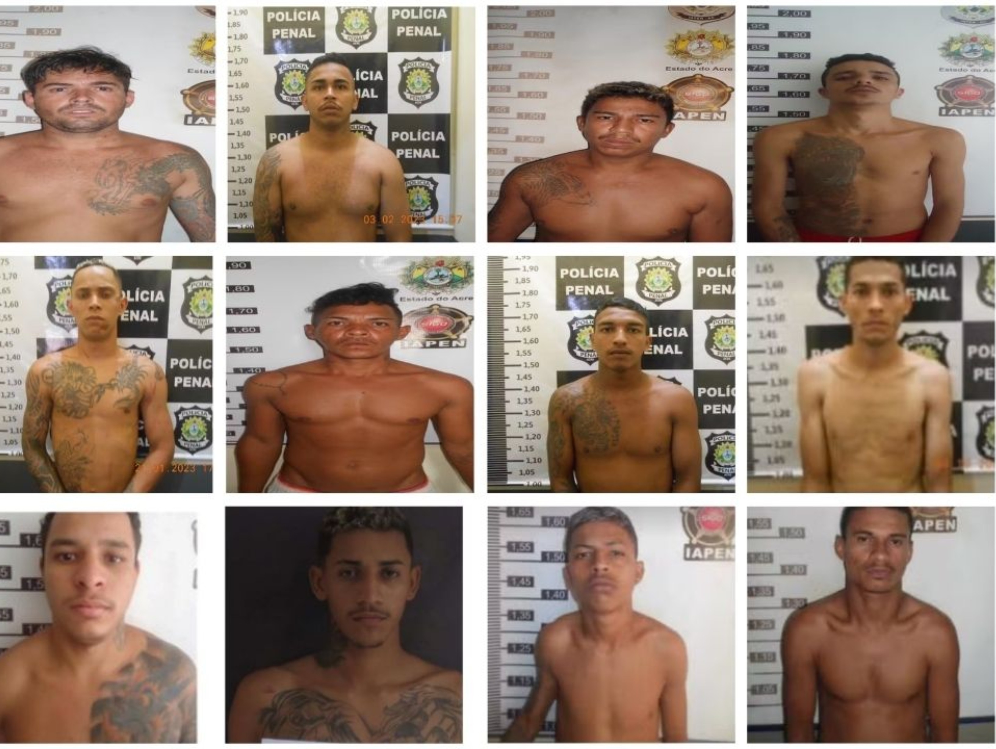 Fuga em massa: 12 detentos seguem foragidos no Acre