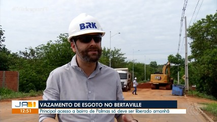 Gerente de operações da BRK explica o que pode ter causado rompimento de tubulação