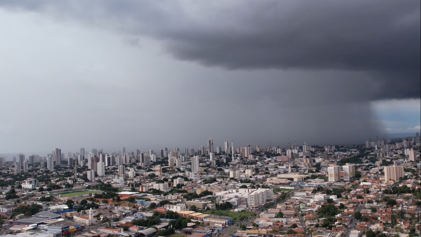 Cuiabá tem previsão de chuva durante toda a semana e máxima abaixo de 30°C