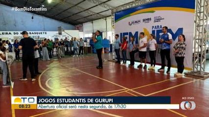 Abertura dos Jogos Estudantis Municipais de Gurupi é realizada nesta segunda-feira (4)
