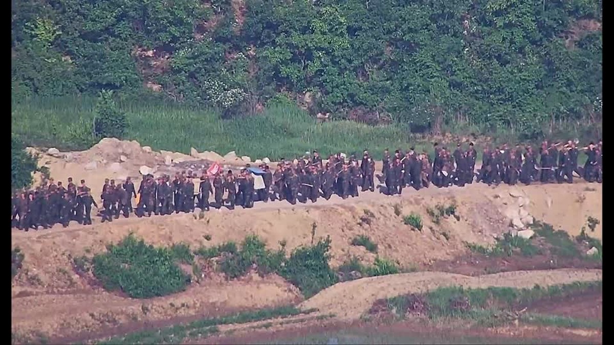 North Korean soldiers cross the border into South Korea for the third time in two weeks  world