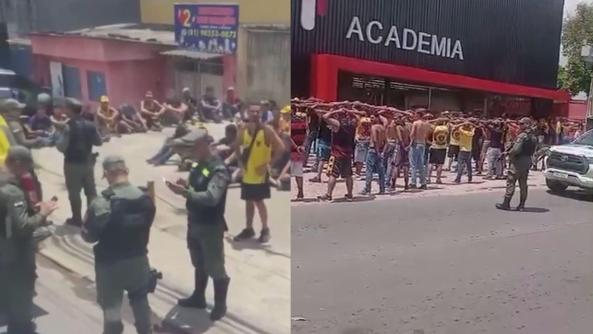 Polícia detém 68 integrantes de torcidas organizadas antes do clássico Sport e Santa Cruz, no Recife