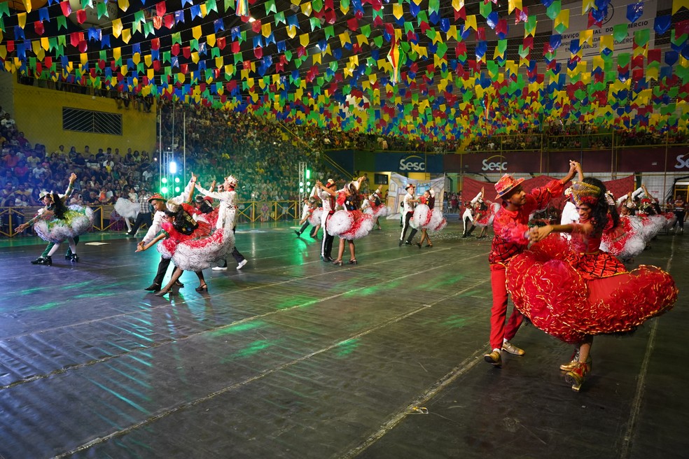 Concurso de Quadrilhas Juninas — Foto: Erlan Alexandre