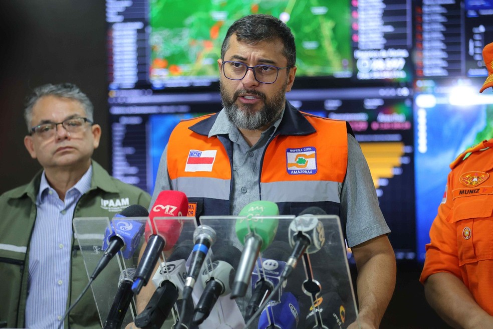 Wilson Lima, governador do Amazonas — Foto: Diego Peres/Secom