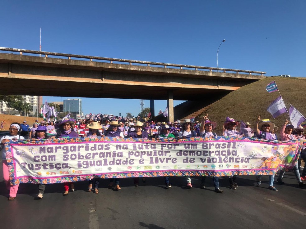 Marcha das Margaridas termina com demonstração de força e união de 100 mil  camponesas - Sul 21